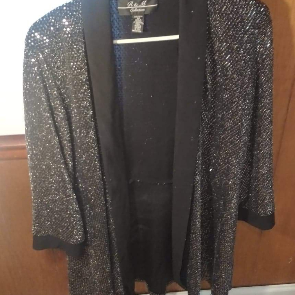 Sequin blazer.